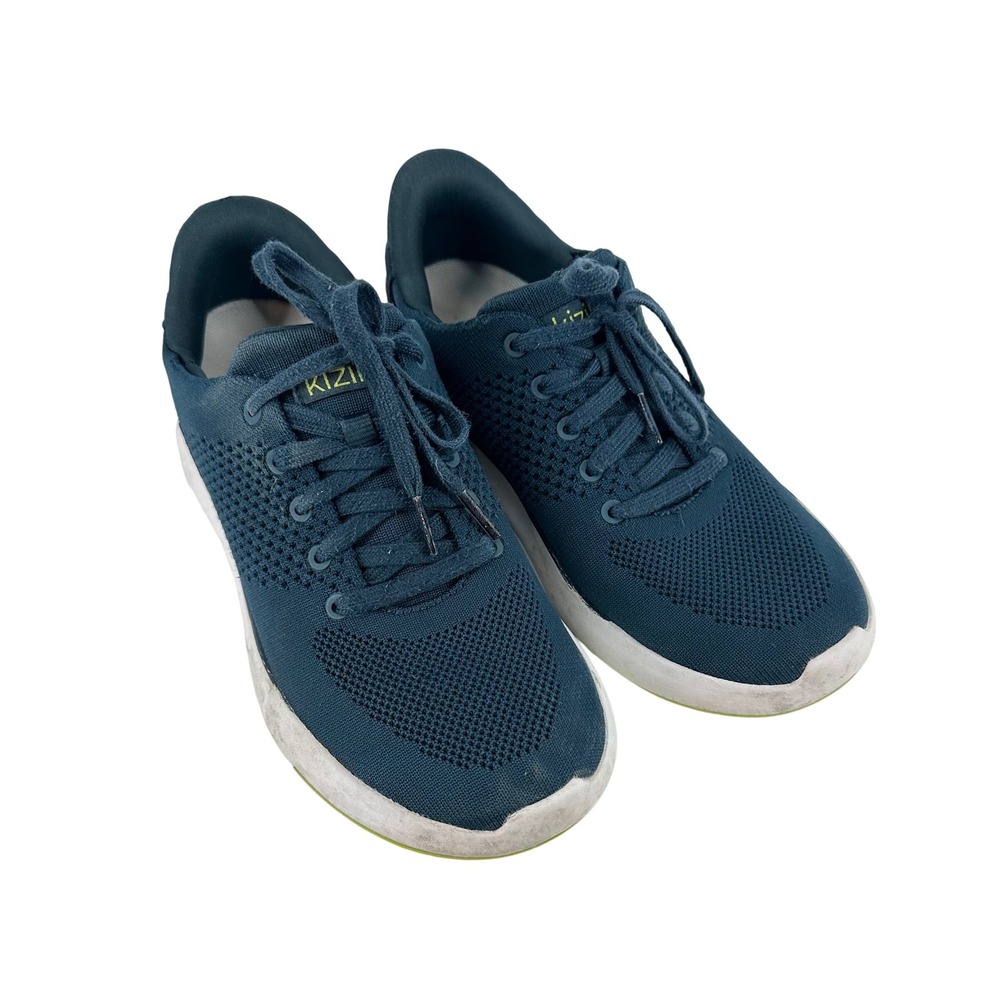 Kizik Lima Tidepool Sneakers Washable Comfort‎ Walking Shoes Teal White Size 8